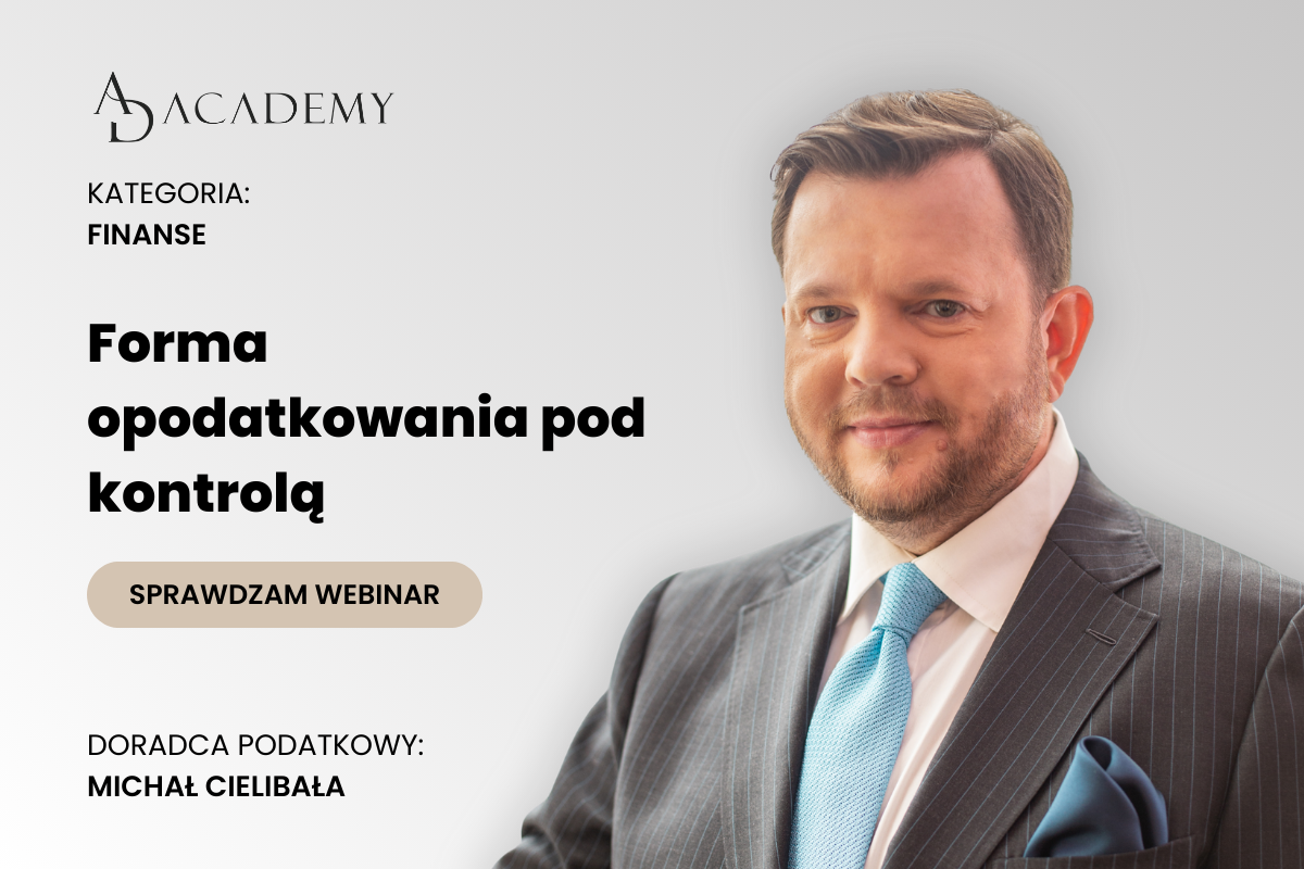 Forma opodatkowania pod kontrolą